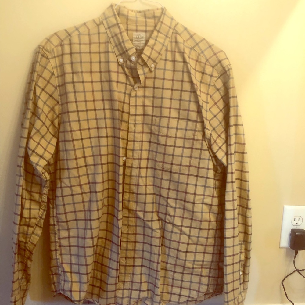 J Crew large slim button up